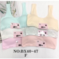 Топ для дівчаток 12 шт (10-12 років) рубчик KiE_BX40-47F