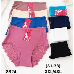 Трусы женские 12 шт (3-4XL) бамбук KiE_8824