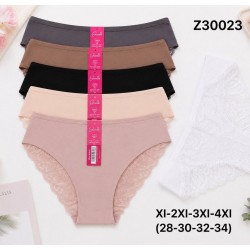 Трусы женские 12 шт (1-4XL) коттон KiE_Z30023