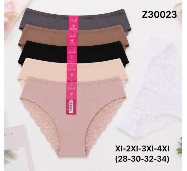 Трусы женские 12 шт (1-4XL) коттон KiE_Z30023
