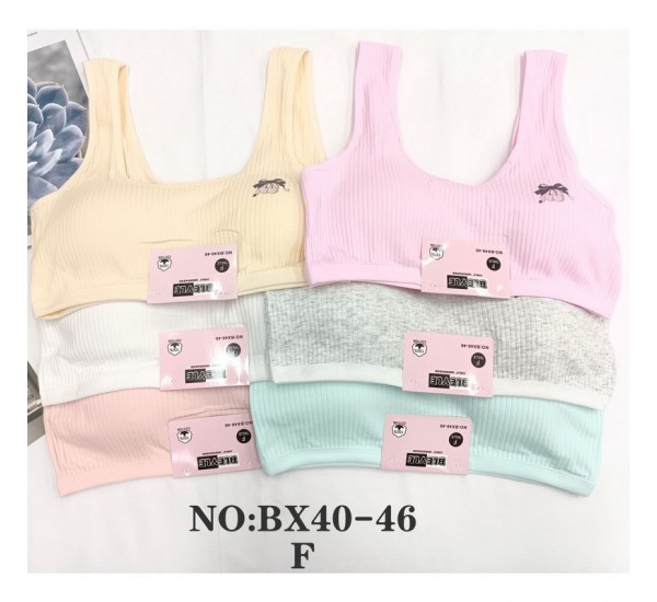 Топ для дівчаток 12 шт (10-12 років) рубчик KiE_BX40-461F