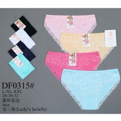 Труси жіночі 12 шт (L-2XL) коттон KiE_DF0315