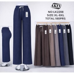 Брюки женские 12 шт (1-8XL) коттон KiE_LK2208