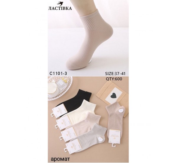 Носки женские 10 шт (37-41 р) коттон KiE_C1101-3
