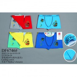 Трусы детские 24 шт (2-10 лет) коттон KiE_DF6746