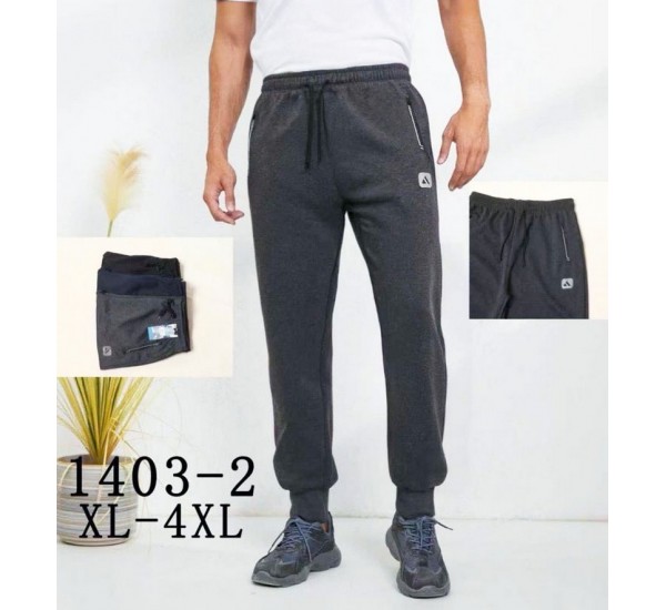 Спорт брюки мужские 6 шт (1-4XL) коттон KiE_1403-2