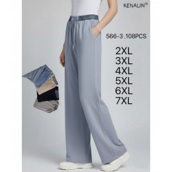 Брюки женские 6 шт (2-7XL) коттон KiE_566-3