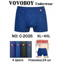 Трусы мужские 24 шт (1-4XL) бамбук KiE_C-2026