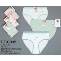Труси жіночі 12 шт (L-2XL) рубчик KiE_DF0300