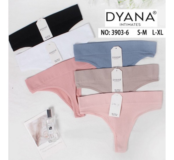 Стринги женские 12 шт (S-XL) рубчик KiE_3903-6