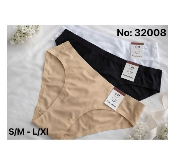 Трусы женские 12 шт (S-XL) полиэстер KiE_32008