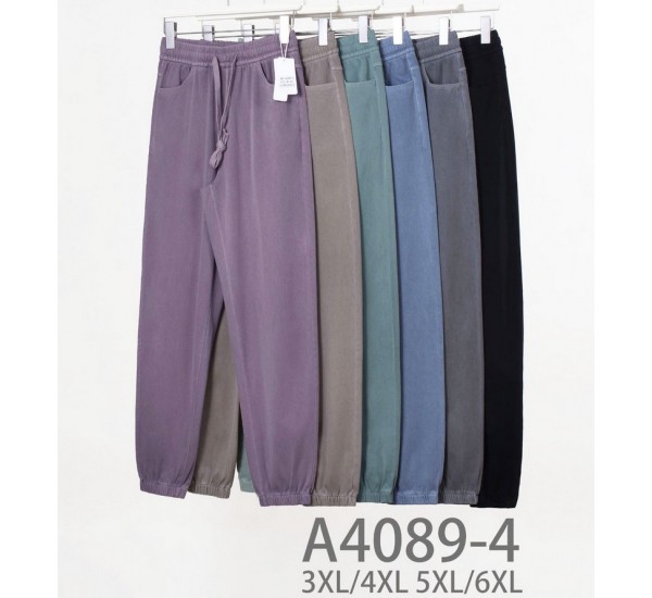 Штани жіночі 6 шт (3-6XL) джинс KiE_A4089-4