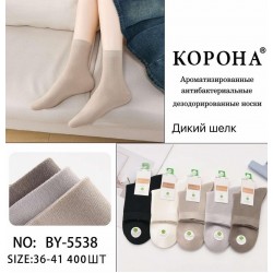 Шкарпетки жіночі 10 шт (36-41 р) шовк KiE_BY-5538