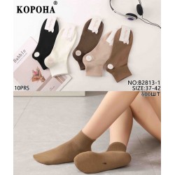 Шкарпетки жіночі 10 шт (37-42 р) коттон KiE_B2813-1