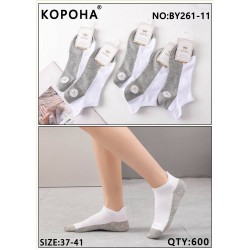 Шкарпетки жіночі 10 шт (37-41 р) коттон KiE_BY261-11