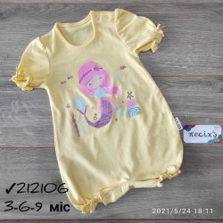Боди-песочник 3 шт коттон (3-9 мес) MiLi_212106c