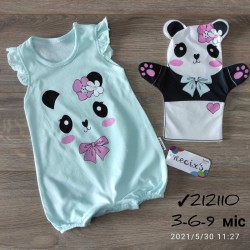 Боди-песочник 3 шт коттон (3-9 мес) MiLi_212110d