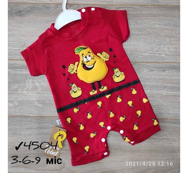 Боди-песочник 3 шт коттон (3-9 мес) MiLi_4504b