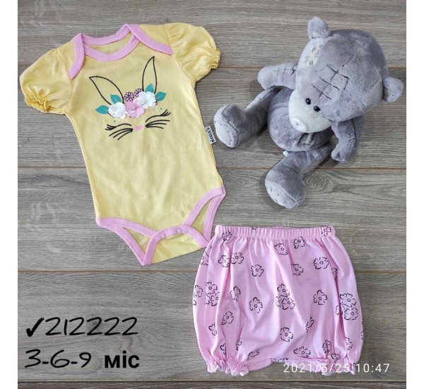 Костюм для младенцев 3 шт коттон (3-9 мес) MiLi_212222a