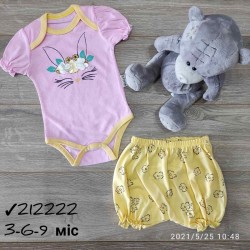 Костюм для младенцев 3 шт коттон (3-9 мес) MiLi_212222b