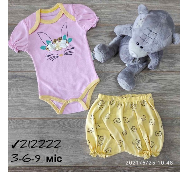 Костюм для младенцев 3 шт коттон (3-9 мес) MiLi_212222b