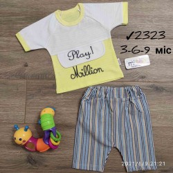 Костюм для младенцев 3 шт коттон (3-9 мес) MiLi_2323a