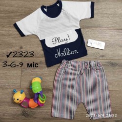 Костюм для младенцев 3 шт коттон (3-9 мес) MiLi_2323b