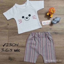 Костюм для младенцев 3 шт коттон (3-9 мес) MiLi_2304a
