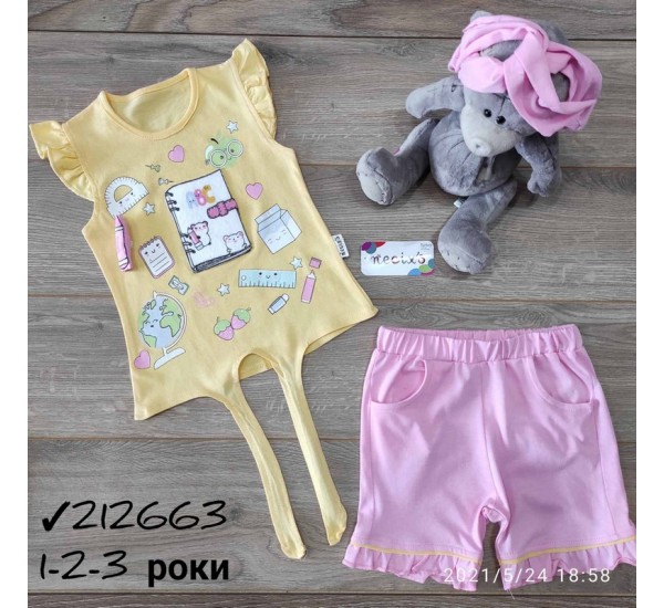 Костюм для девочек 3 шт коттон (1-3 года) MiLi_212663a
