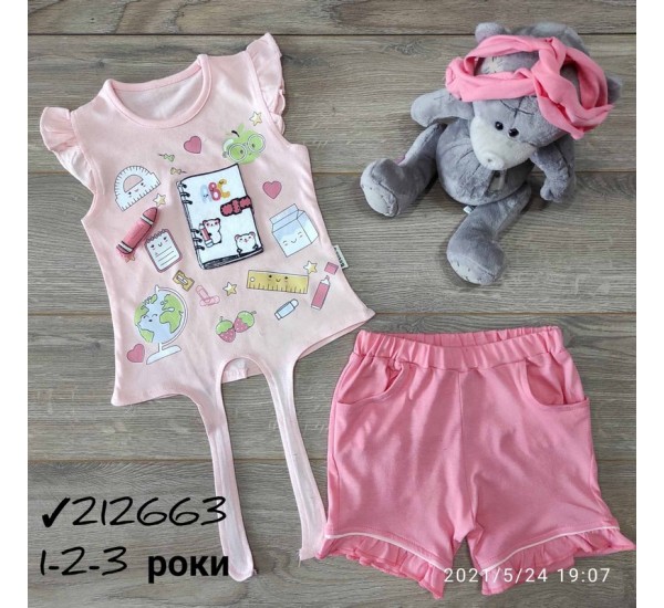 Костюм для девочек 3 шт коттон (1-3 года) MiLi_212663c