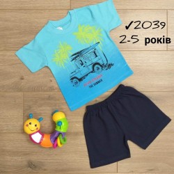 Костюм для мальчиков 4 шт коттон (2-5 лет) MiLi_2039-2