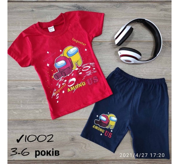 Костюм для мальчиков 4 шт коттон (3-6 лет) MiLi_1002-1