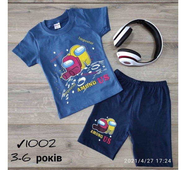 Костюм для мальчиков 4 шт коттон (3-6 лет) MiLi_1002-2