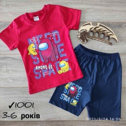 Костюм для мальчиков 4 шт коттон (3-6 лет) MiLi_1001-1