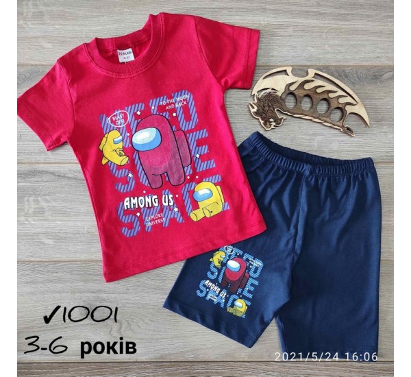 Костюм для мальчиков 4 шт коттон (3-6 лет) MiLi_1001-1