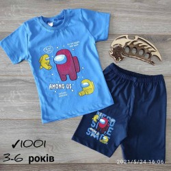 Костюм для мальчиков 4 шт коттон (3-6 лет) MiLi_1001-2