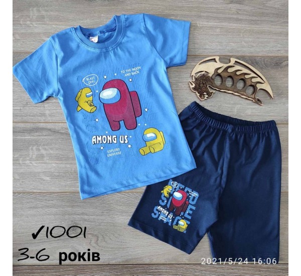 Костюм для мальчиков 4 шт коттон (3-6 лет) MiLi_1001-2