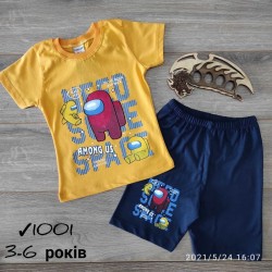 Костюм для мальчиков 4 шт коттон (3-6 лет) MiLi_1001-3