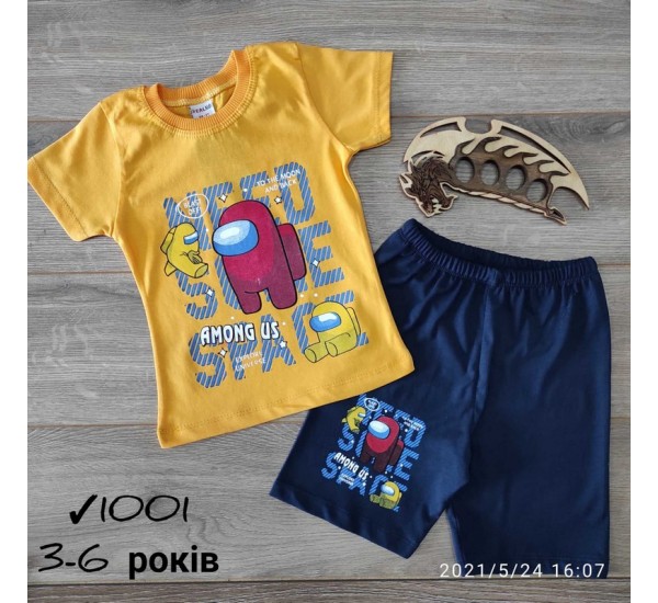 Костюм для мальчиков 4 шт коттон (3-6 лет) MiLi_1001-3