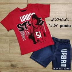 Костюм для мальчиков 4 шт коттон (5-8 лет) MiLi_2466-5