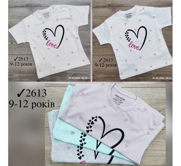 Футболка для девочек 4 шт коттон (9-12 лет) MiLi_2613