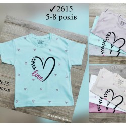 Футболка для девочек 4 шт коттон (5-8 лет) MiLi_2615