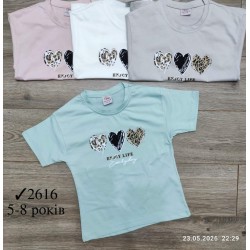 Футболка для девочек 4 шт коттон (5-8 лет) MiLi_2616