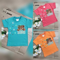 Футболка для девочек 4 шт коттон (1-4 года) MiLi_117a