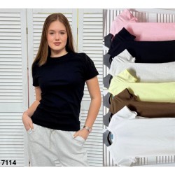 Футболка женская 2 шт (S-XL) стрейч MMC_7114