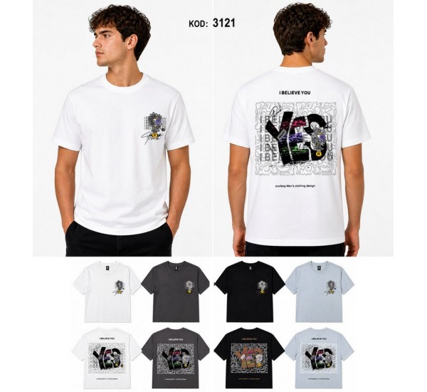 Футболка чоловіча 4 шт (1-4XL) коттон MMC_3121
