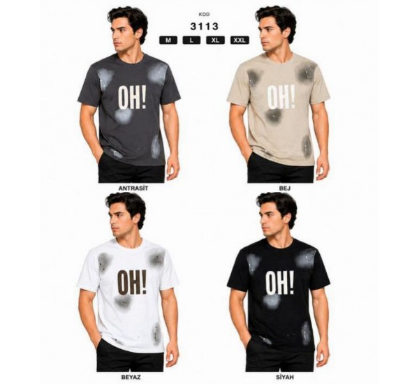 Футболка чоловіча 4 шт (1-4XL) коттон MMC_3113