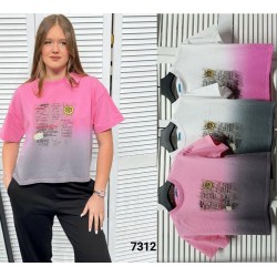 Футболка женская 2 шт (оверсайз) коттон MMC_7312