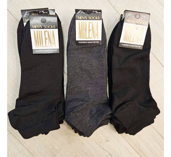 Шкарпетки чоловічі MILENA 12 шт (42-46 р) стрейч/коттон NvS_706b