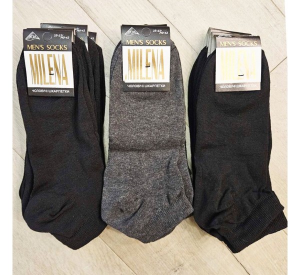 Шкарпетки чоловічі MILENA 12 шт (40-43 р) стрейч/коттон NvS_705b